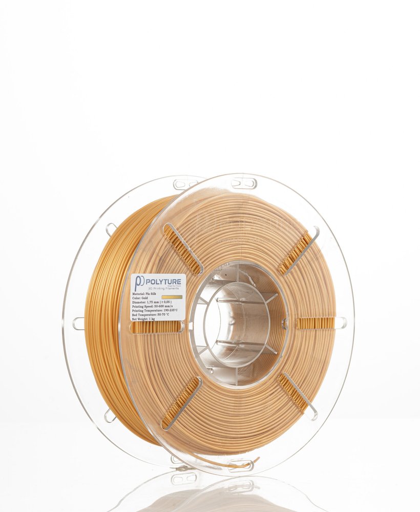 Polyture PLA Pro Silk Gold Filament 1.75 mm 1 kg