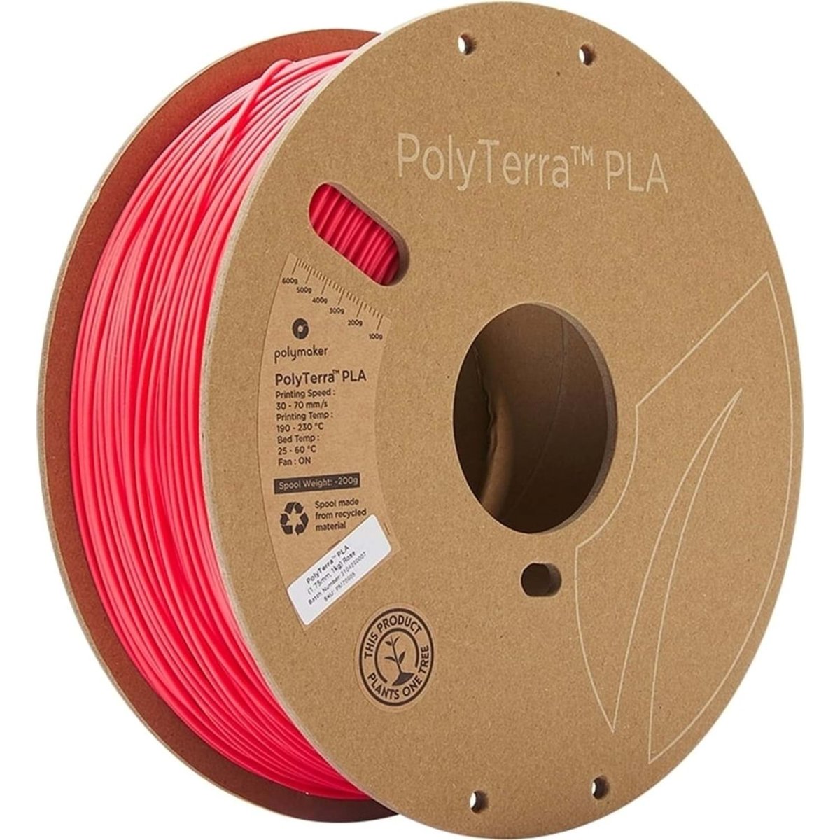PolyTerra PLA Filament Gül - 1 kg 1.75mm